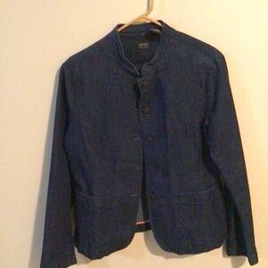NICOLE By Nicole Miller Denim Blazer Size 14.